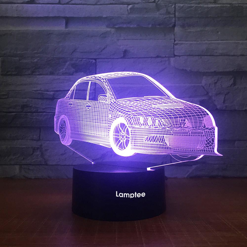 Traffic Car Decor 3D Illusion Lamp Night Light 3DL1806