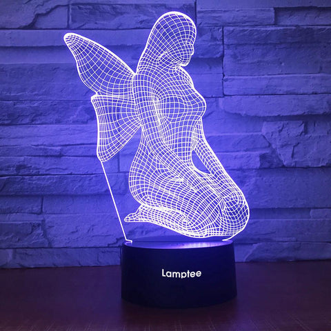 Image of Other Fairy Stereo 3D Illusion Lamp Night Light 3DL1824