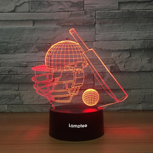 Sport Baseball 3D Illusion Lamp Night Light 3DL1184