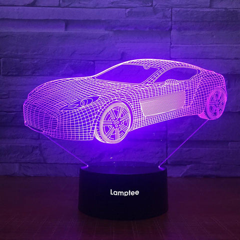 Image of Traffic Car Stereo 3D Illusion Lamp Night Light 3DL1871