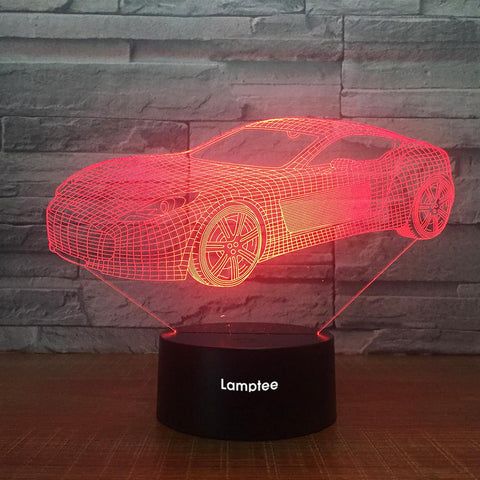 Image of Traffic Car Stereo 3D Illusion Lamp Night Light 3DL1871