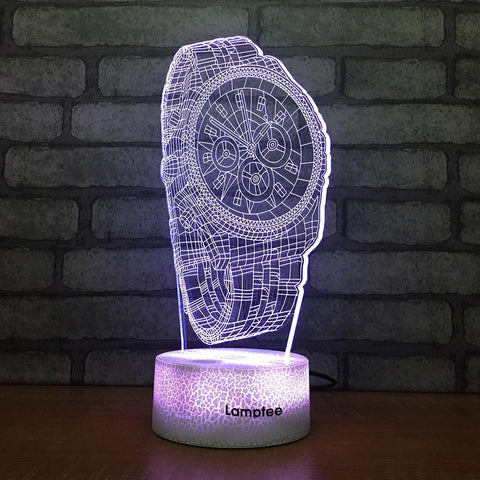 Image of Crack Lighting Base Other Watch 3D Illusion Lamp Night Light 3DL1954