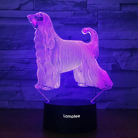 Image of Animal Dog 3D Illusion Lamp Night Light 3DL1962