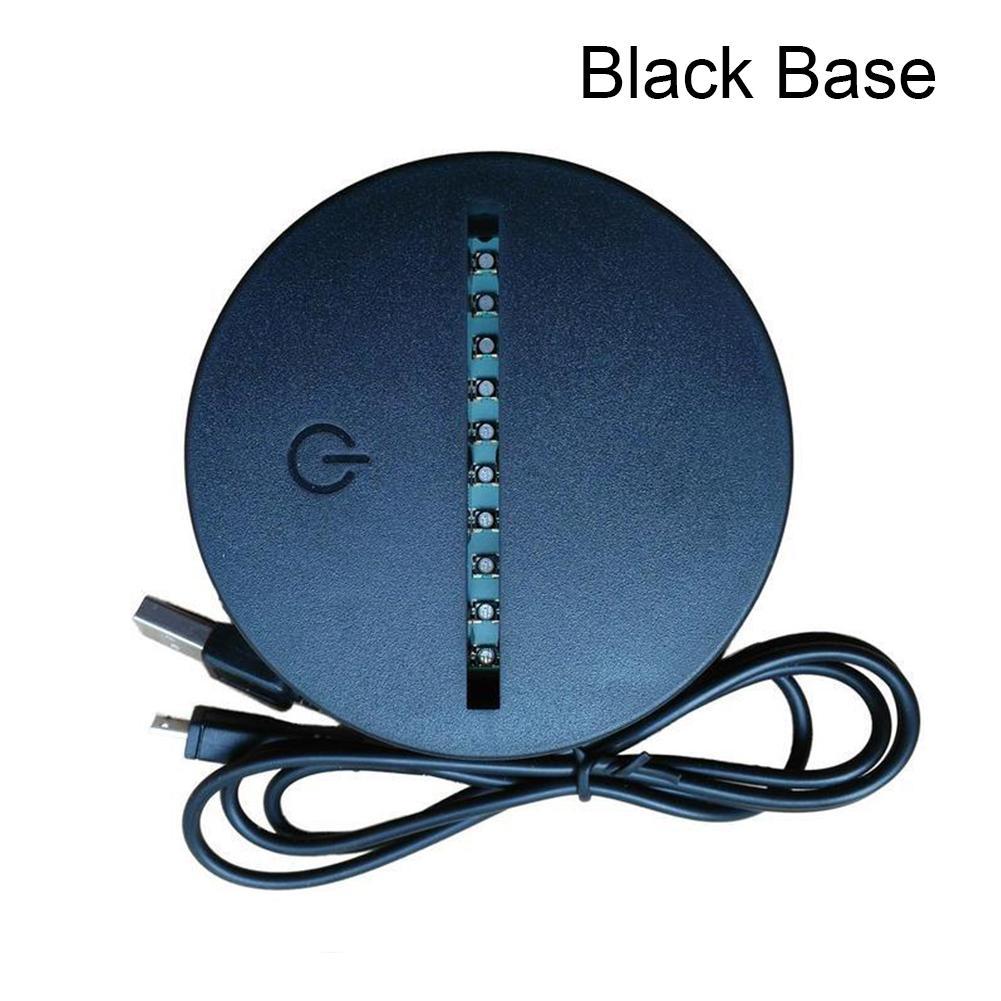 Crack Lighting Base Other Home Furnishings Alarm Clock 3D Illusion Lamp Night Light 3DL288