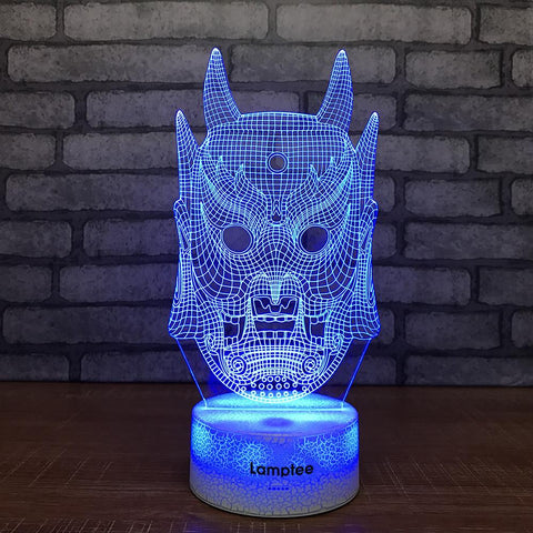 Image of Crack Lighting Base Art Monster 3D Illusion Lamp Night Light 3DL2080
