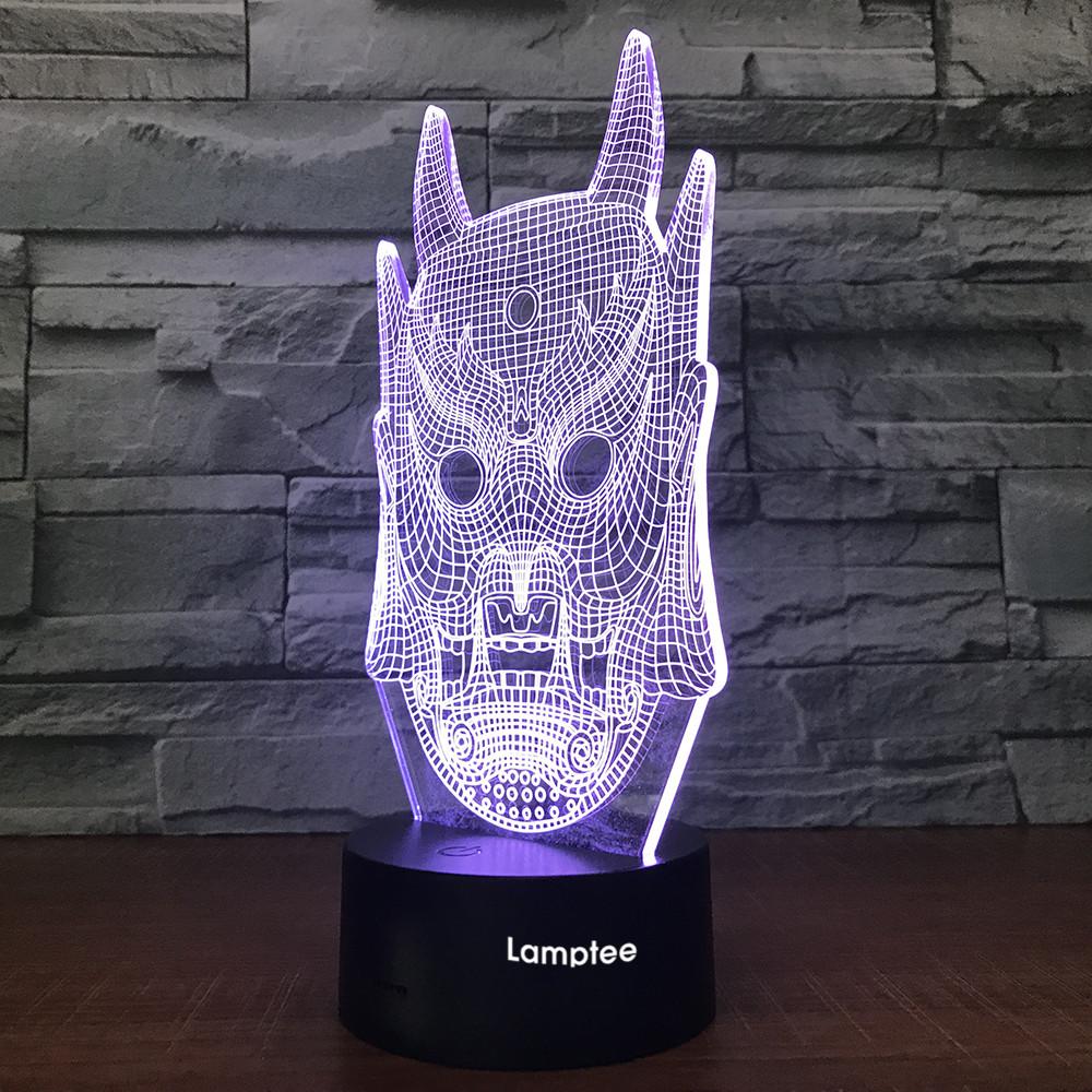 Art Monster 3D Illusion Lamp Night Light 3DL2080
