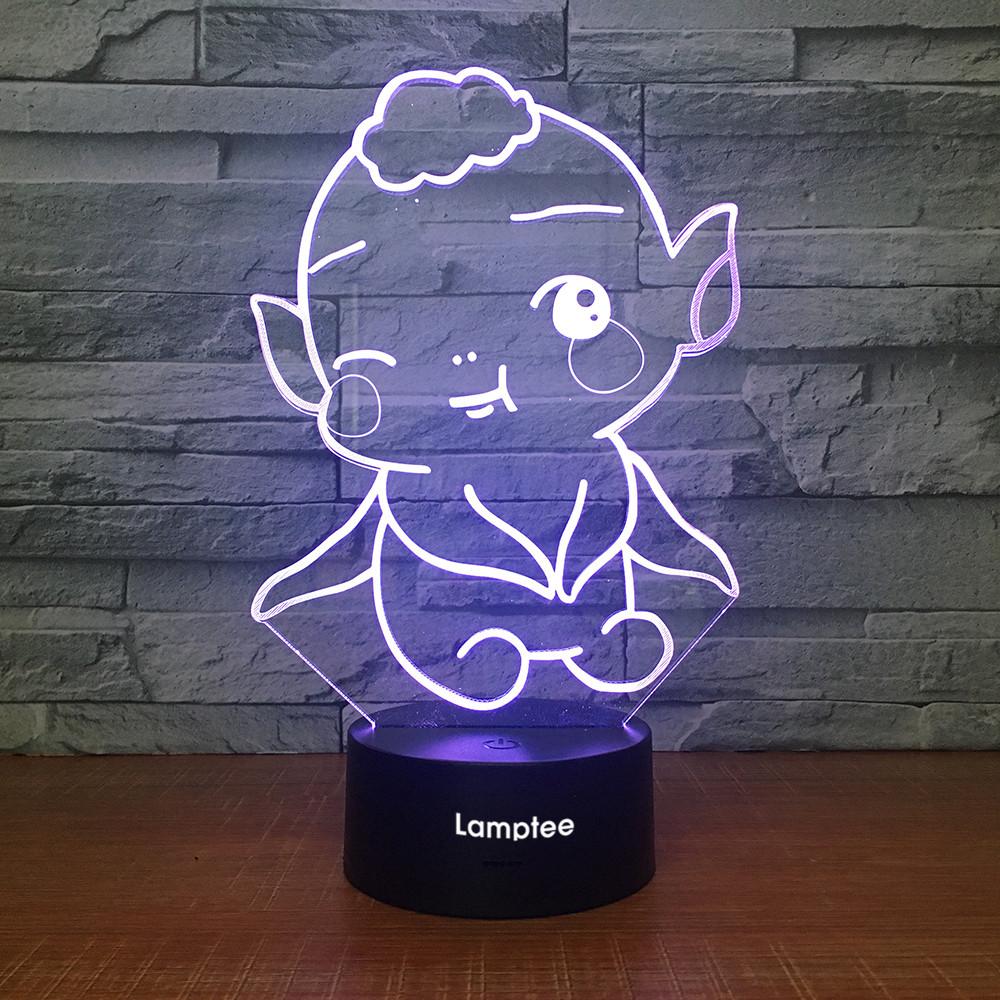 Anime Huba 3D Illusion Lamp Night Light 3DL2083