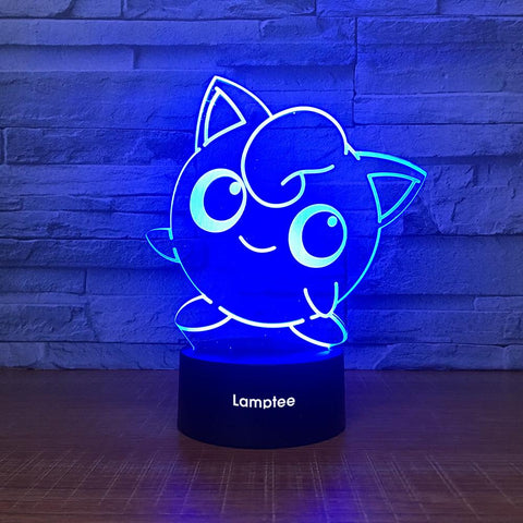 Image of Anime Pokemon 3D Illusion Lamp Night Light 3DL2440