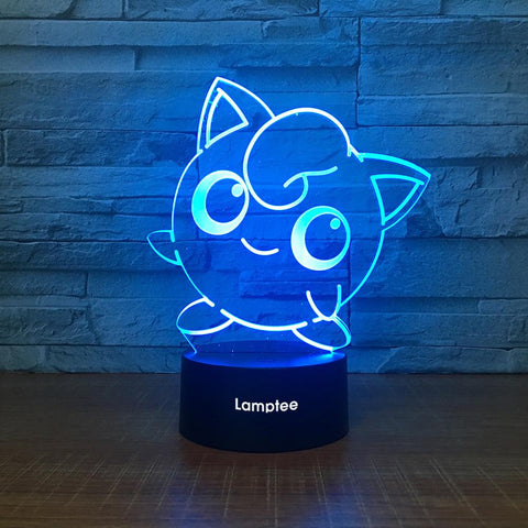 Image of Anime Pokemon 3D Illusion Lamp Night Light 3DL2440