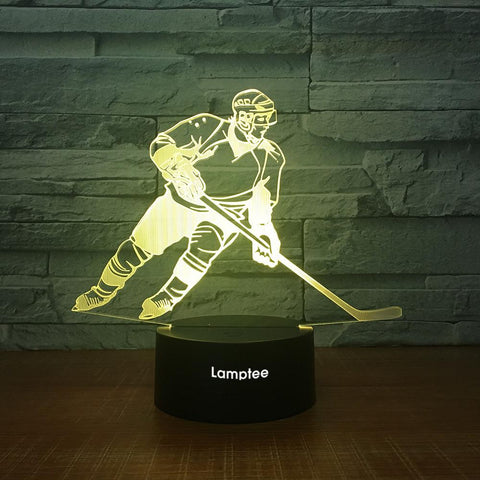 Image of Sport Hockey 3D Illusion Lamp Night Light 3DL2533