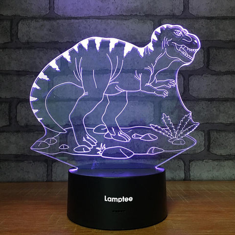Image of Animal Dinosaur 3D Illusion Lamp Night Light 3DL2595
