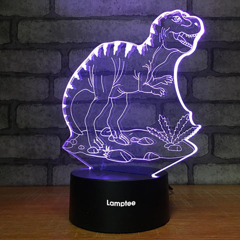 Image of Animal Dinosaur 3D Illusion Lamp Night Light 3DL2595