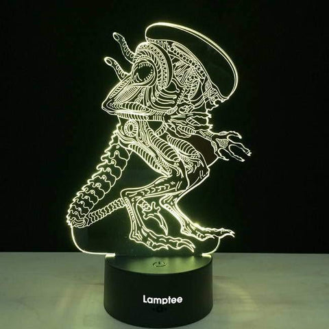 Image of Alien 3D Illusion Lamp Night Light 3DL2601