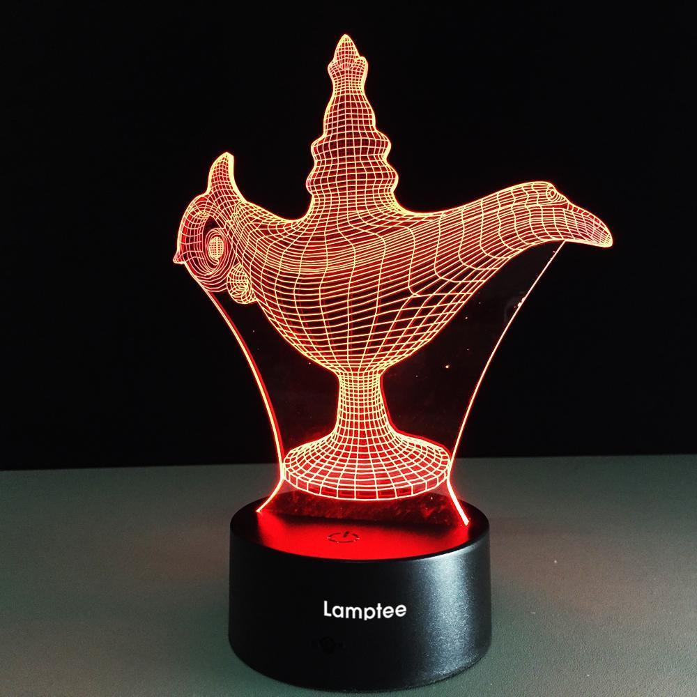 Alladin Lamp 3D Illusion Lamp Night Light 3DL2604