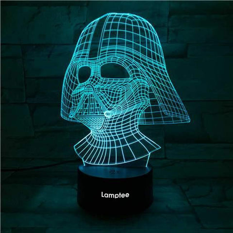 Image of Darth Vader V3 3D Illusion Lamp Night Light 3DL2620