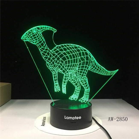 Dinosaur V12 3D Illusion Lamp Night Light 3DL2626