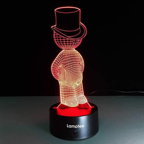Image of Dough Boy 3D Illusion Lamp Night Light 3DL2633
