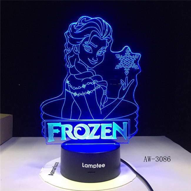 Frozen 3D Illusion Lamp Night Light 3DL2645
