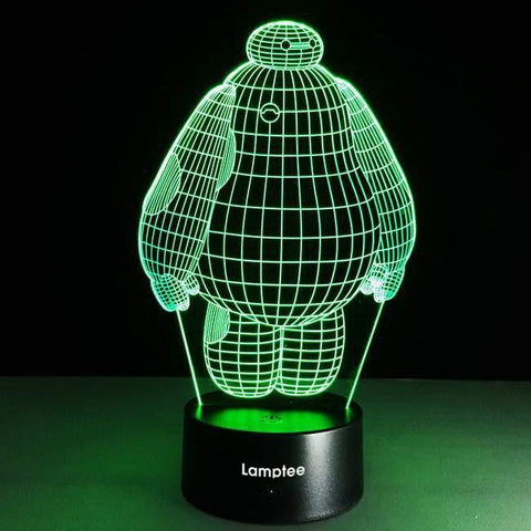 Image of Hero 3D Illusion Lamp Night Light 3DL2649