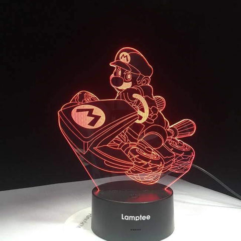 Image of Mario Bros 3D Illusion Lamp Night Light 3DL2670