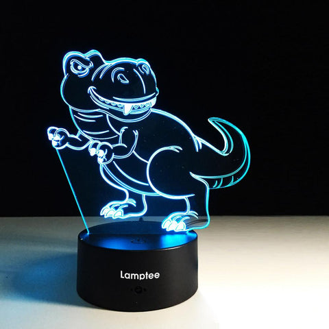 Image of Animal Classic Dinosaur Moulding 3D Illusion Lamp Night Light 3DL275