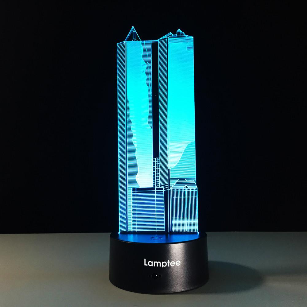 Building High Building 3D Illusion Lamp Night Light 3DL299