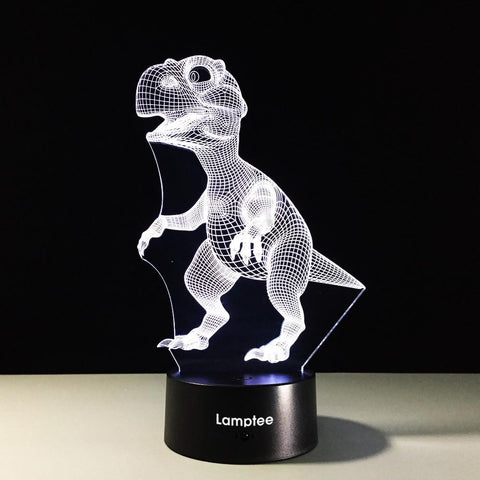 Image of Animal Classic Trex Dinosaur 3D Illusion Night Light Lamp 3DL387
