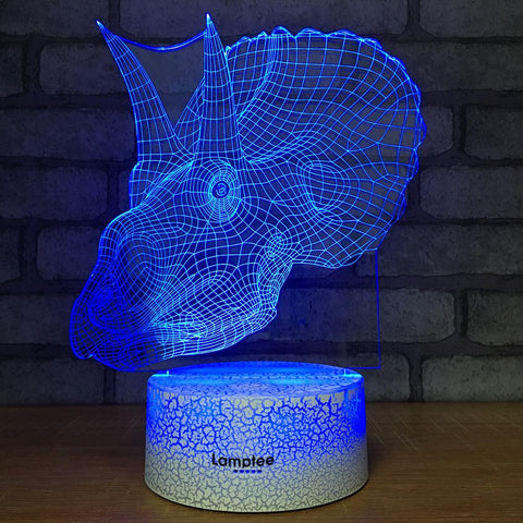 Crack Lighting Base Animal Dragon 3D Illusion Lamp Night Light 3DL382