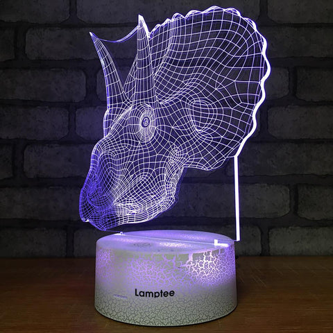 Crack Lighting Base Animal Dragon 3D Illusion Lamp Night Light 3DL382
