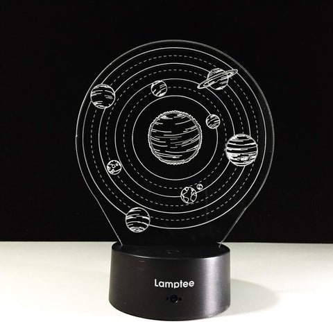 Image of Other Planetary System 3D Illusion Lamp Night Light 3DL410