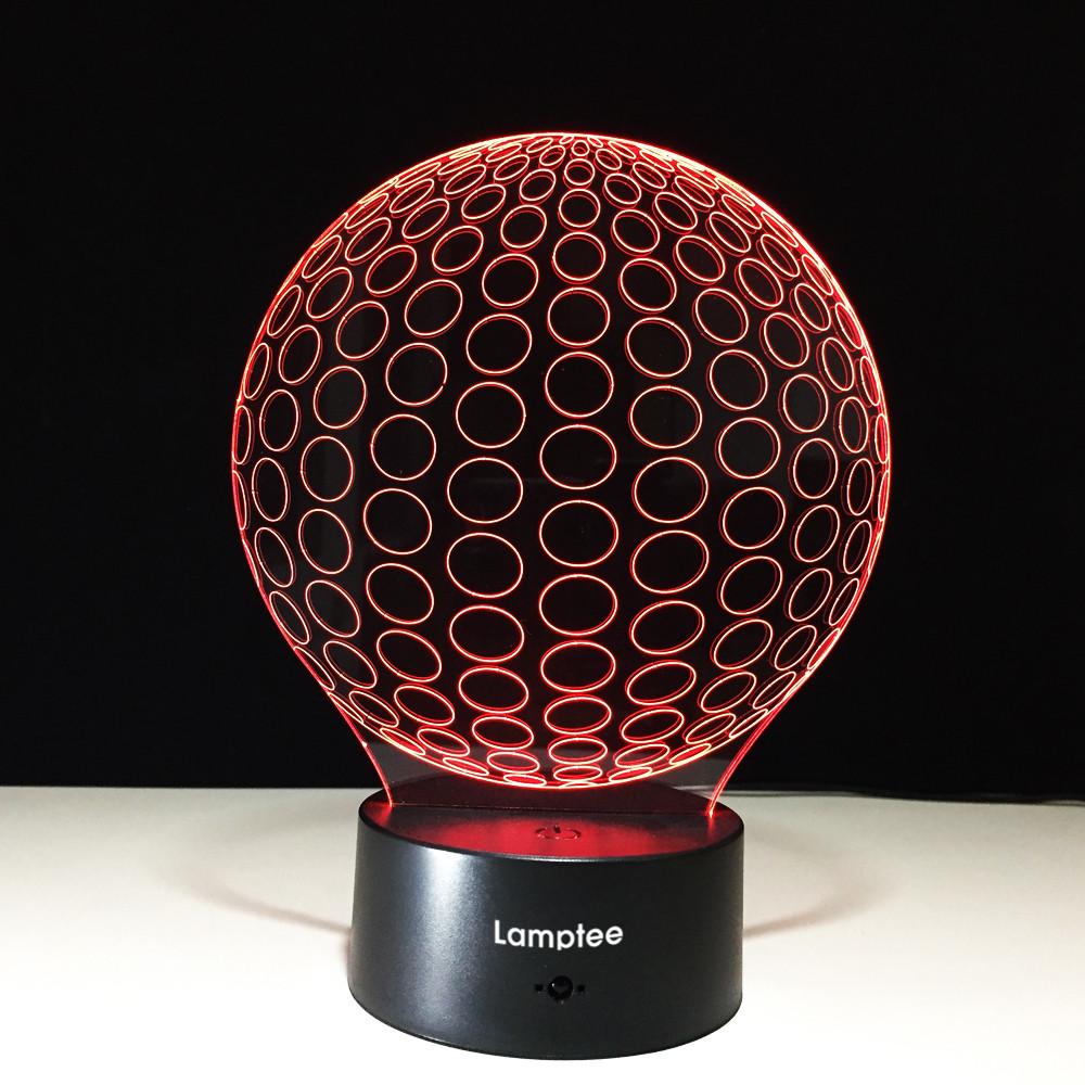 Other Unique Ball  3D Illusion Lamp Night Light 3DL470