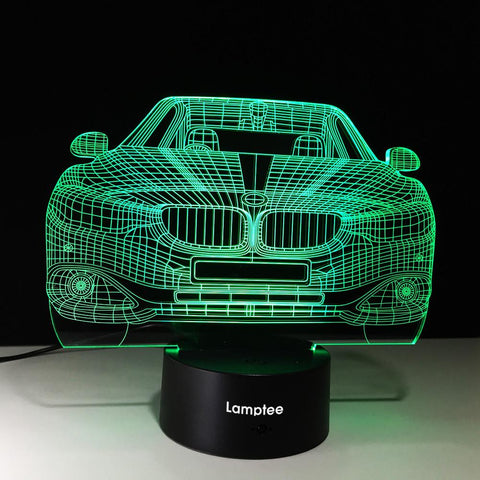 Image of Traffic Fast & Furious Bmw Car 3D Illusion Lamp Night Light 3DL575