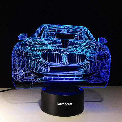 Image of Traffic Fast & Furious Bmw Car 3D Illusion Lamp Night Light 3DL575