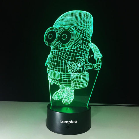Image of Anime Cute Minion 3D Illusion Night Light Lamp 3DL589