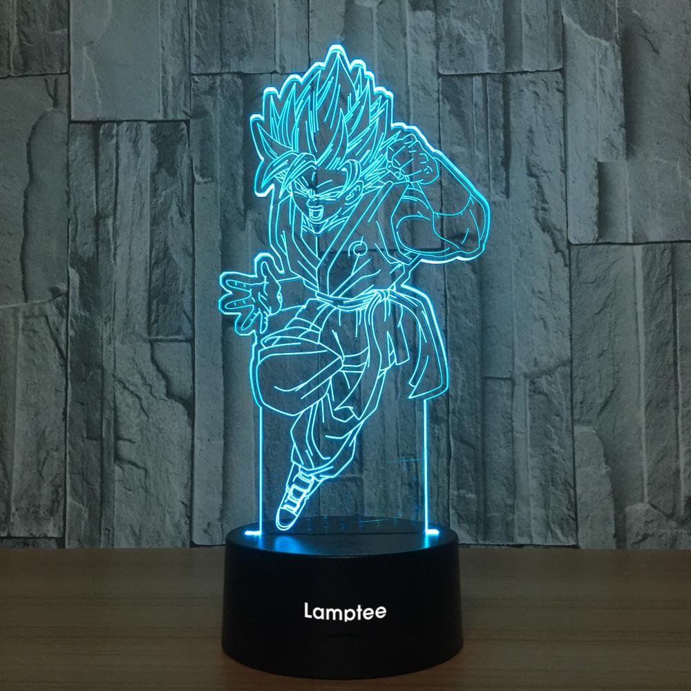 Anime Dragon Ball Visual 3D Illusion Lamp Night Light 3DL610