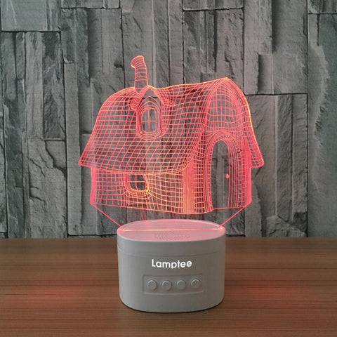 Other House Visual 3D Illusion Lamp Night Light 3DL639