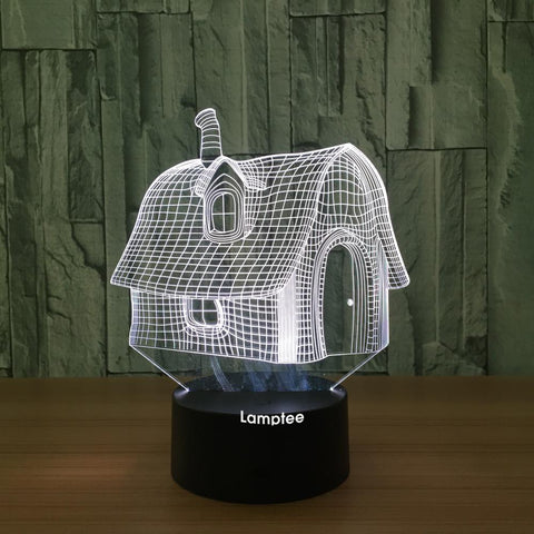 Other House Visual 3D Illusion Lamp Night Light 3DL639