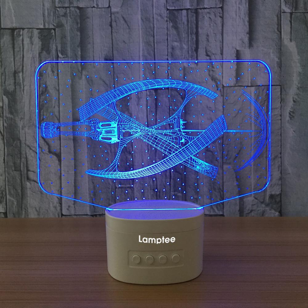 Anime Lost In Space Shape 3D Illusion Lamp Night Light 3DL644