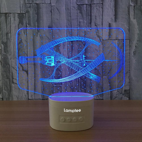 Image of Anime Lost In Space Shape 3D Illusion Lamp Night Light 3DL644