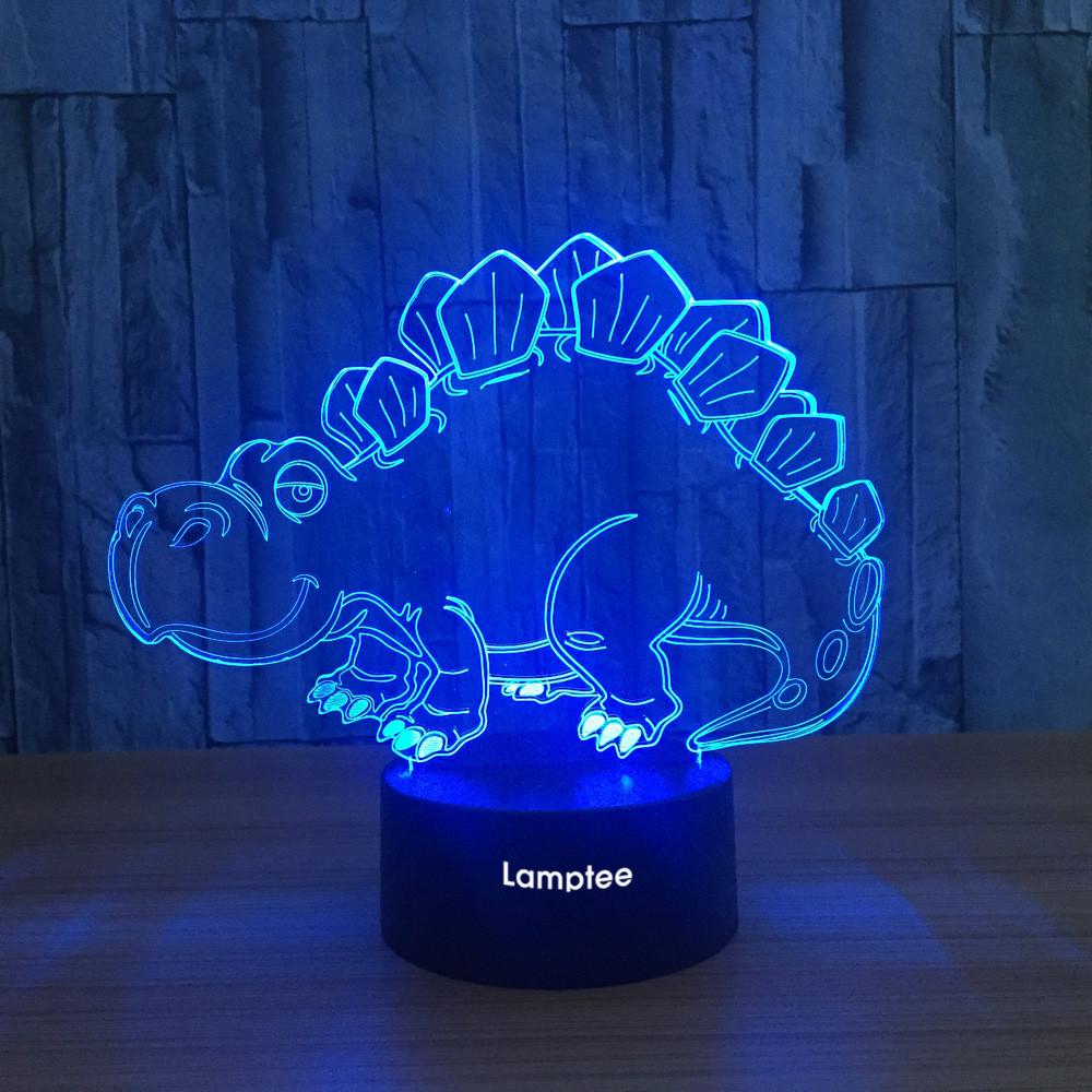 Animal Dinosaur Visual 3D Illusion Lamp Night Light 3DL646