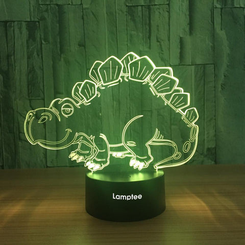 Image of Animal Dinosaur Visual 3D Illusion Lamp Night Light 3DL646