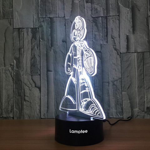 Image of Other Robot Visual 3D Illusion Lamp Night Light 3DL672