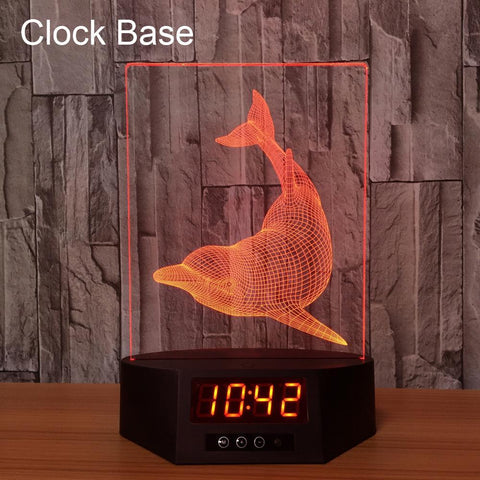 Image of Ginseng Table 3D Illusion Lamp Night Light