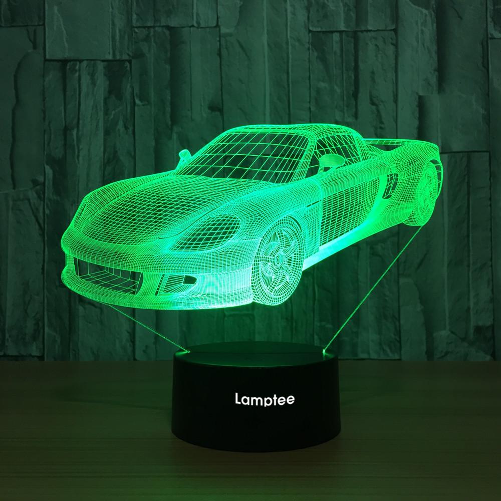 Traffic Sports Car 3D Illusion Lamp Night Light 3DL787