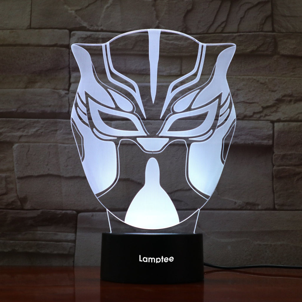 Art Mask 3D Illusion Lamp Night Light 3DL805