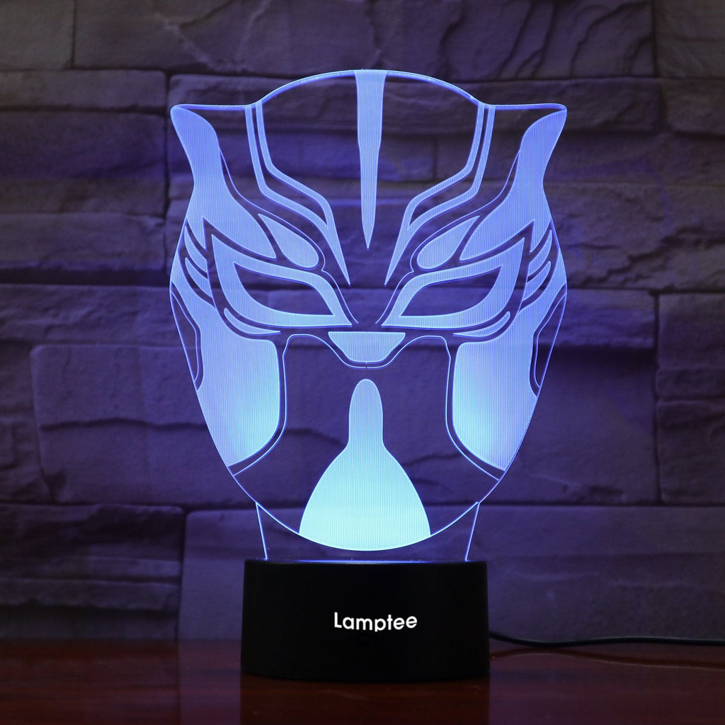 Art Mask 3D Illusion Lamp Night Light 3DL805