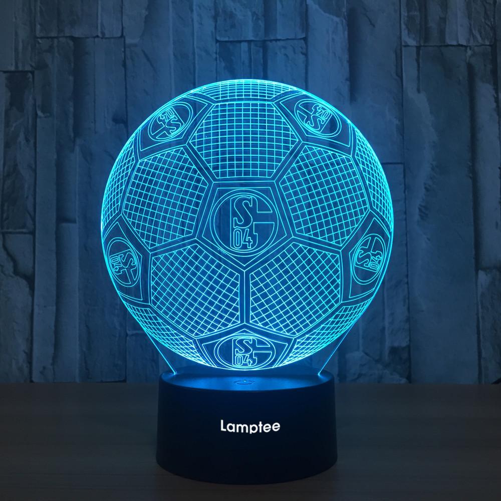 Sport Football 3D Illusion Lamp Night Light 3DL808