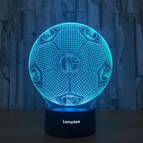 Image of Sport Football 3D Illusion Lamp Night Light 3DL808