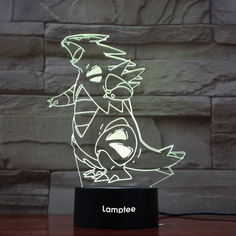 Image of Anime Pokemon 3D Illusion Lamp Night Light 3DL831