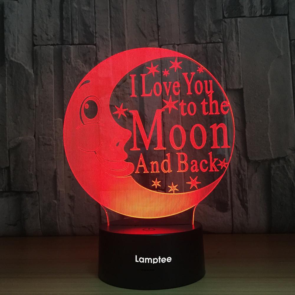 Art Moon 3D Illusion Lamp Night Light 3DL959